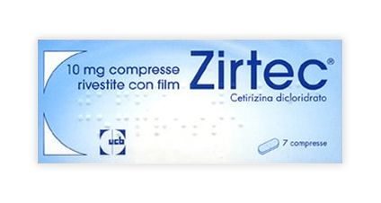Zirtec* 7 cpr riv. 10 mg