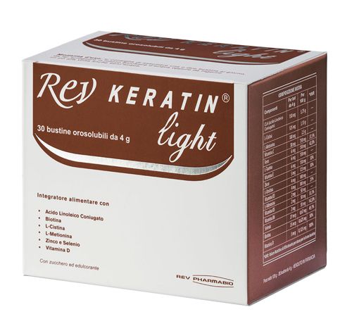 Rev keratin light 30 buste 120 g