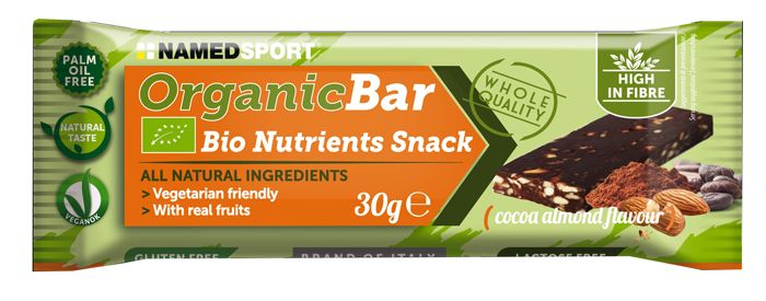Organic bar choco-almond 30g