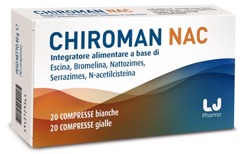 CHIROMAN NAC 20 COMPRESSE BIANCHE + 20 COMPRESSE GIALLE