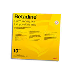 Betadine*10garze impregn 10x10