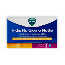 Vicks flu giorno notte*12+4cpr
