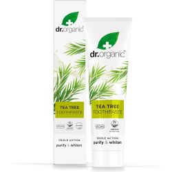 Dr organic tea tree toothpaste dentifricio 100 ml