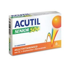 Acutil multivitaminico senior 50+24 compresse
