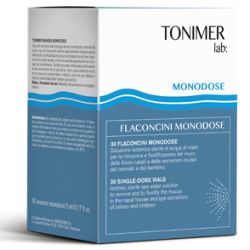Lavaggio nasale tonimer lab fluido monodose 30 flaconcini 5  ml