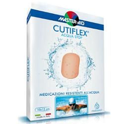 Medicazione adesiva impermeabile trasparente master-aid cutiflex 12,5x12,5 5 pezzi