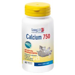 Longlife calcium 750 mg 60 tavolette