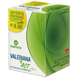 Valeriana act 125 mg 60 compresse da 125 mg