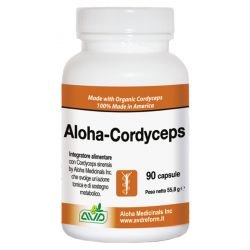 Aloha cordyceps 90 capsule flacone 55,8 g