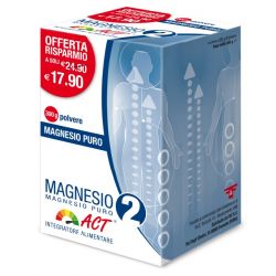 Magnesio 2 act mg puro 300 g