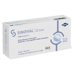 Sinovial 32 1,6% 32mg/2ml 3f