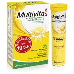 Multivitamix effervescente senza zucchero e senza glutine 30cpr*