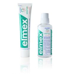 Elmex sensitive dentifricio 75 ml + collutorio 100 ml con sleeve
