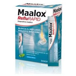 Maalox reflurapid 20 bustine monodose da 10 ml