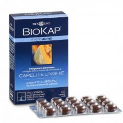 Biokap anticaduta miglio uomo con tricofoltil 60 capsule