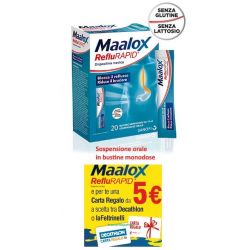 Maalox reflurapid promo card 20 bustine da 10 ml