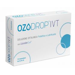 Ozodrop ivt soluzione oftalmica base di olio ozonizzato in fosfolipidi 15 flaconcini monodose da 0,3