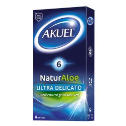 Akuel naturaloe preservativi 6 pezzi