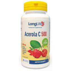 Longlife acerola c500 limone 30 compresse