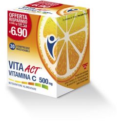 Vita act vitamina c 500 mg 30 compresse masticabili