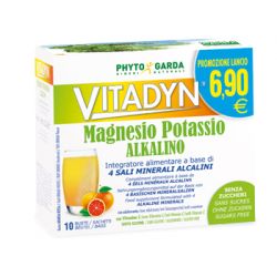 Vitadyn magnesio potassio alkalino senza zucchero 10 bustine