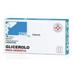 GLICEROLO FARMAK*18SUPP 2250MG